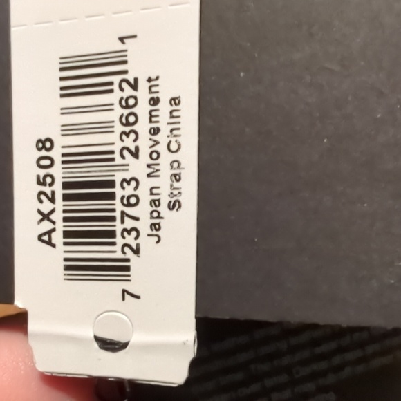 Armani Exchange Chronograph Brown Leather Watch - Picture 3 of 3